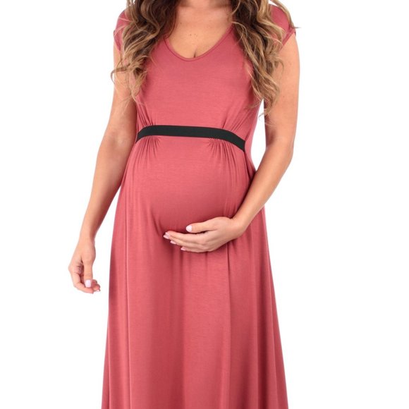 Mother Bee Maxi Maternity Dress - Picture 1 of 3